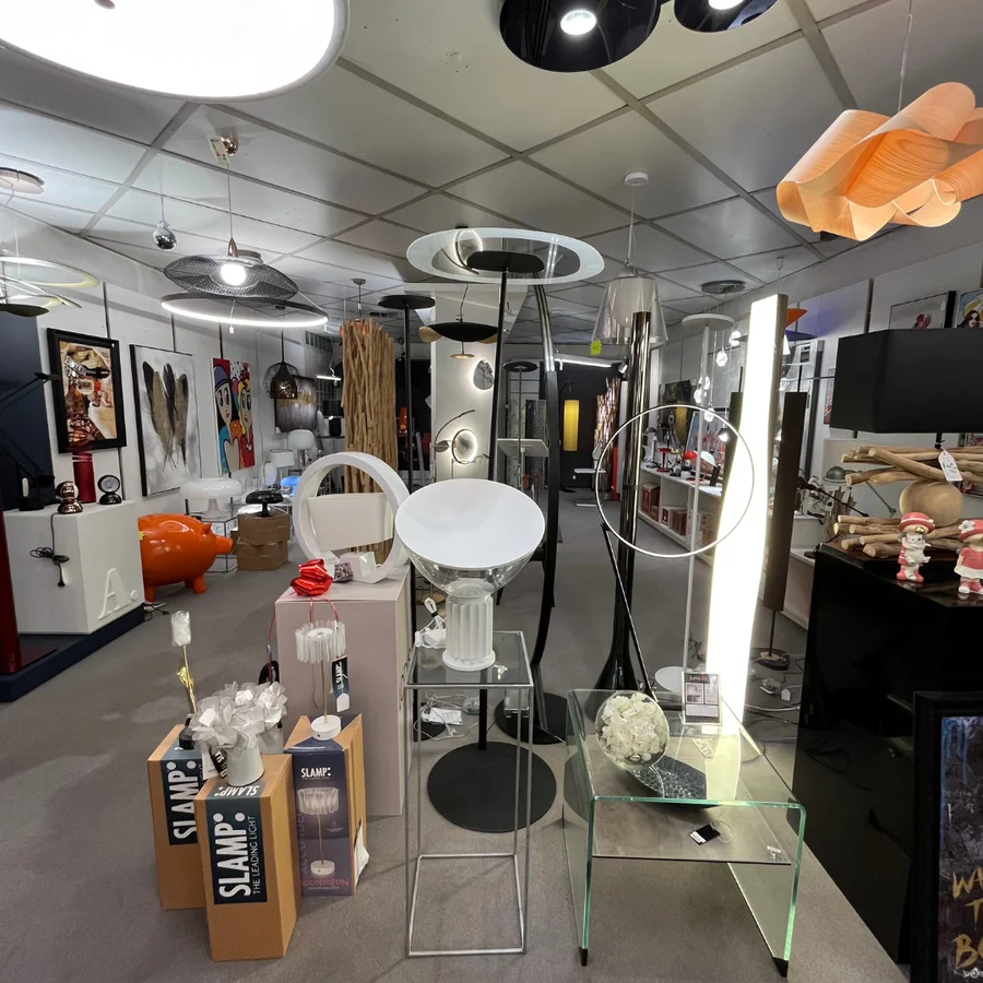 Luminaires design présentés chez Lumidéco